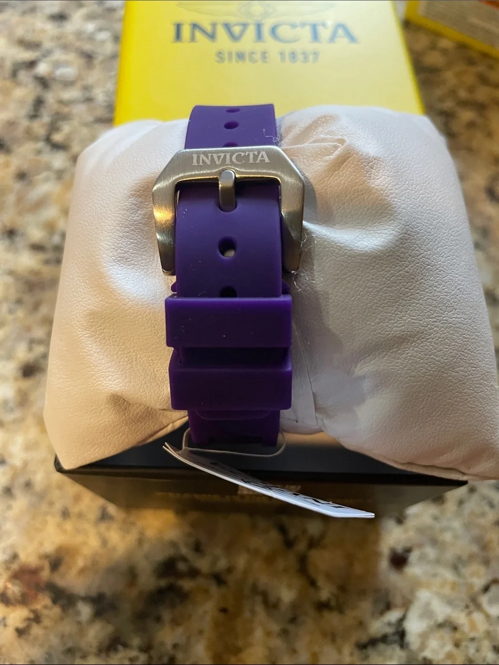 Invicta Racing Purple Men's Skeleton Chronograph Watch